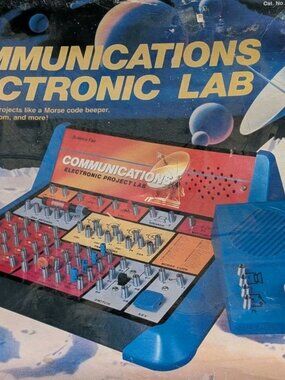 Radio Shack Vintage Science Fair Communications Electronic Lab Kit